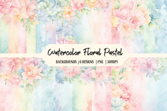 Download Watercolor Floral Pastel Backgrounds - Pastel backgrounds Collection