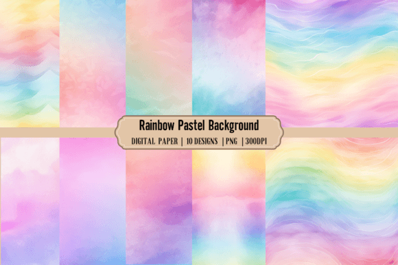 Download Rainbow Pastel Backgrounds | Paper Rainbow - Pastel backgrounds Collection