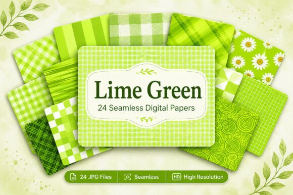 Download Lime Green Seamless Bundle - Seamless bundle Collection